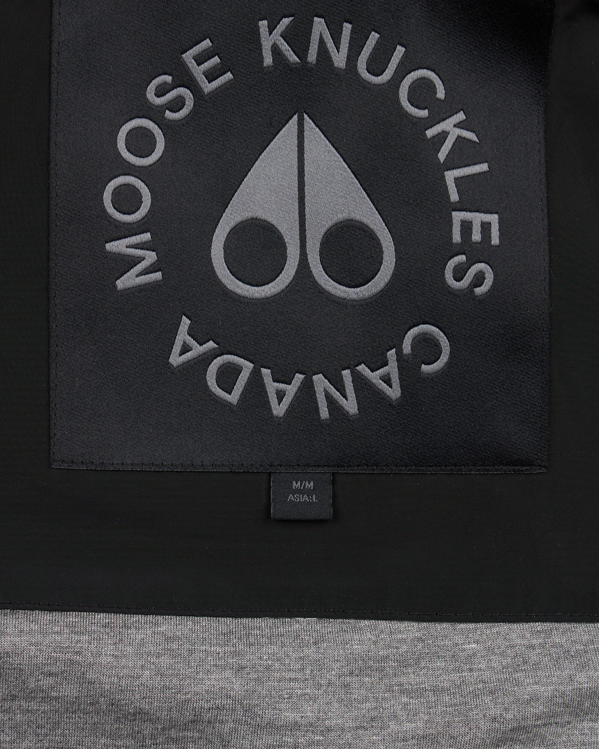Moose Knuckles Mens Drummond Bomber Jacket Black M15MB003 Detail1