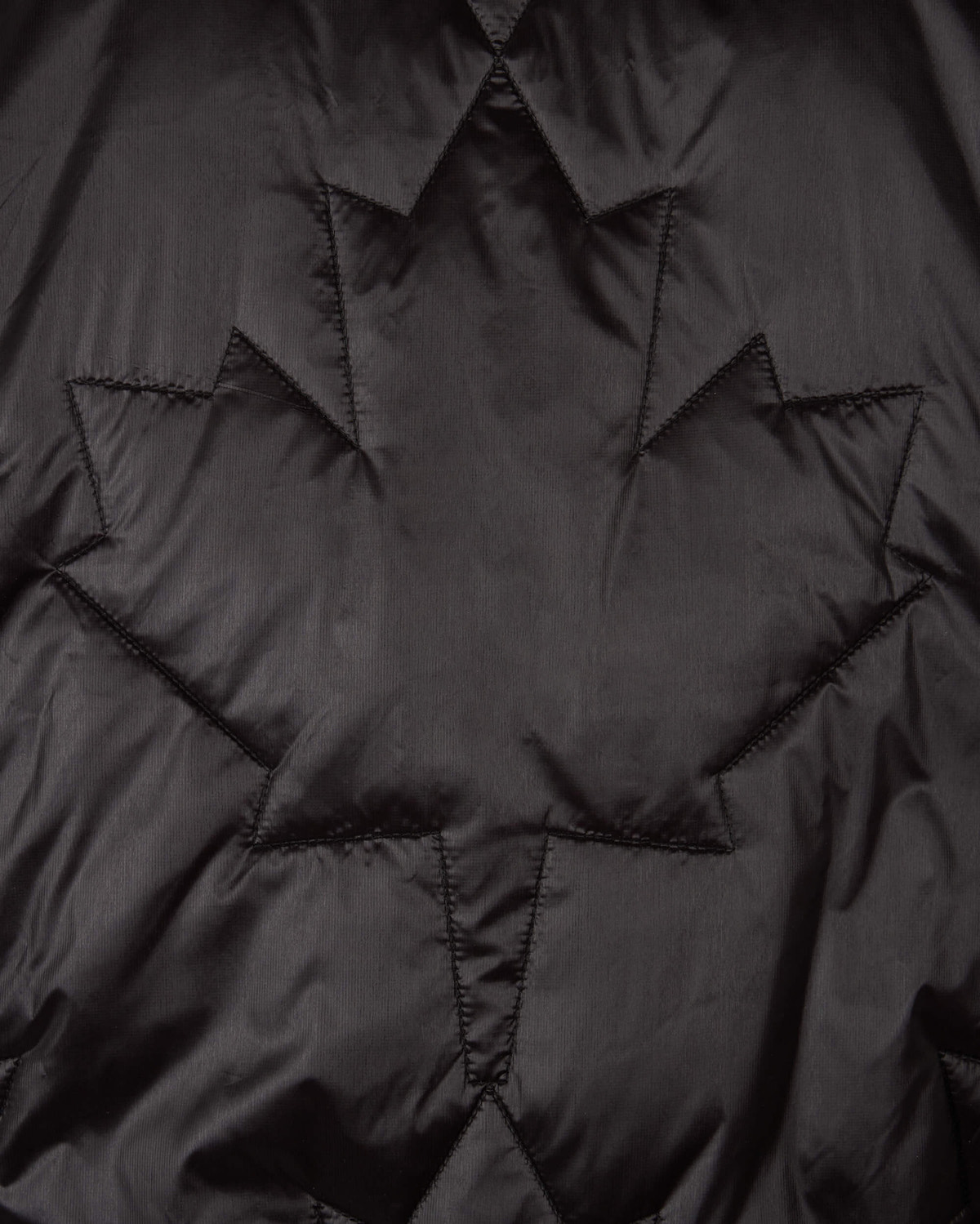 Moose Knuckles Mens Leaf Quilt Bomber Jacket Black M15MB050 Detail1