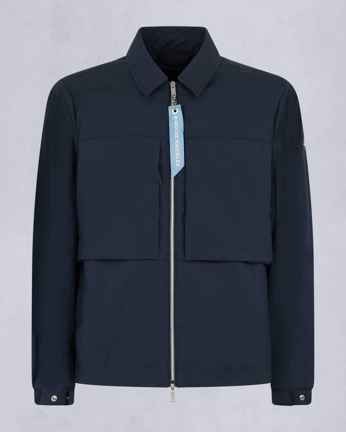 Moose Knuckles Mens Waverly Shirt Jacket Navy M15MJ116 - GM
