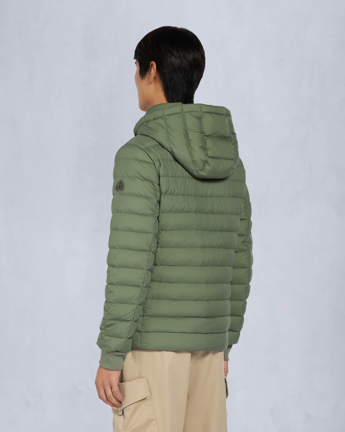 Moose Knuckles Mens Gregoire Air Down Jacket KELP M15MJ149 Back
