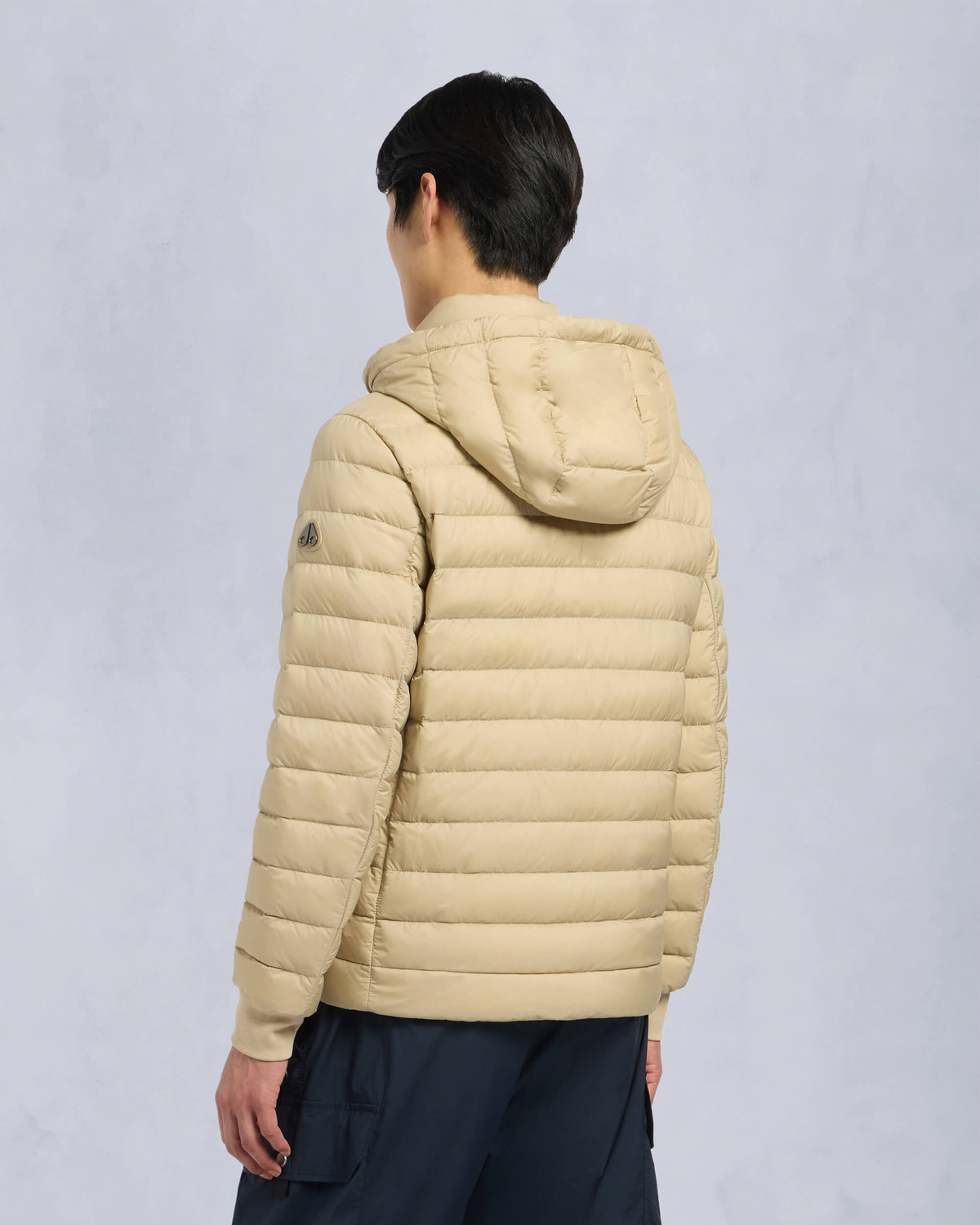 Moose Knuckles Mens Gregoire Air Down Jacket TANNED M15MJ149 Back