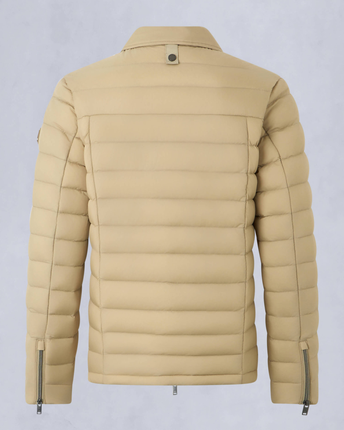 Moose Knuckles Mens Ashton Air Down Shirt Jacket TANNED M15MJ150 Detail2