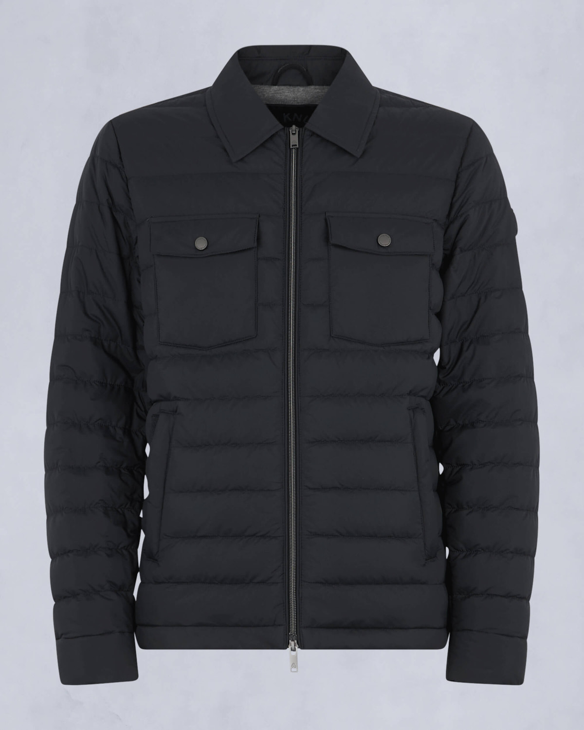 Moose Knuckles Mens Ashton Air Down Shirt Jacket Navy M15MJ150 - GM