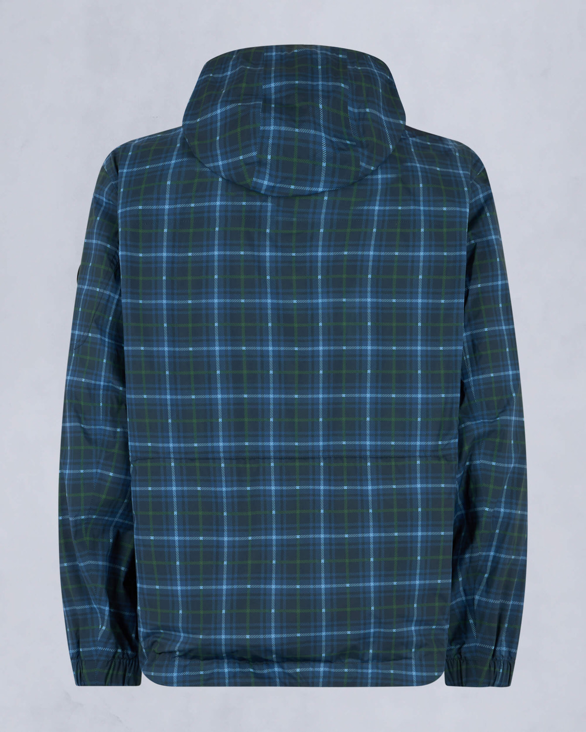 Moose Knuckles Mens Montagne Windbreaker NAVY PLAID M15MJ163 Detail2