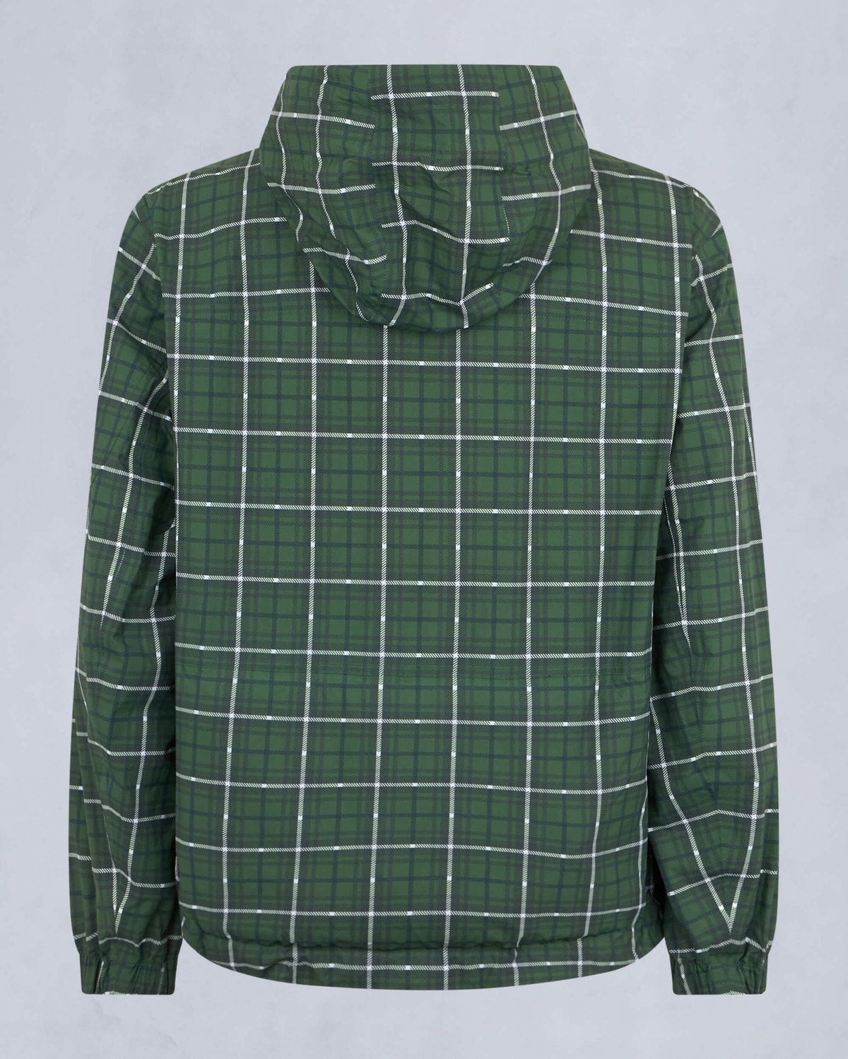 Moose Knuckles Mens Montagne Windbreaker GREEN PLAID M15MJ163 Detail2