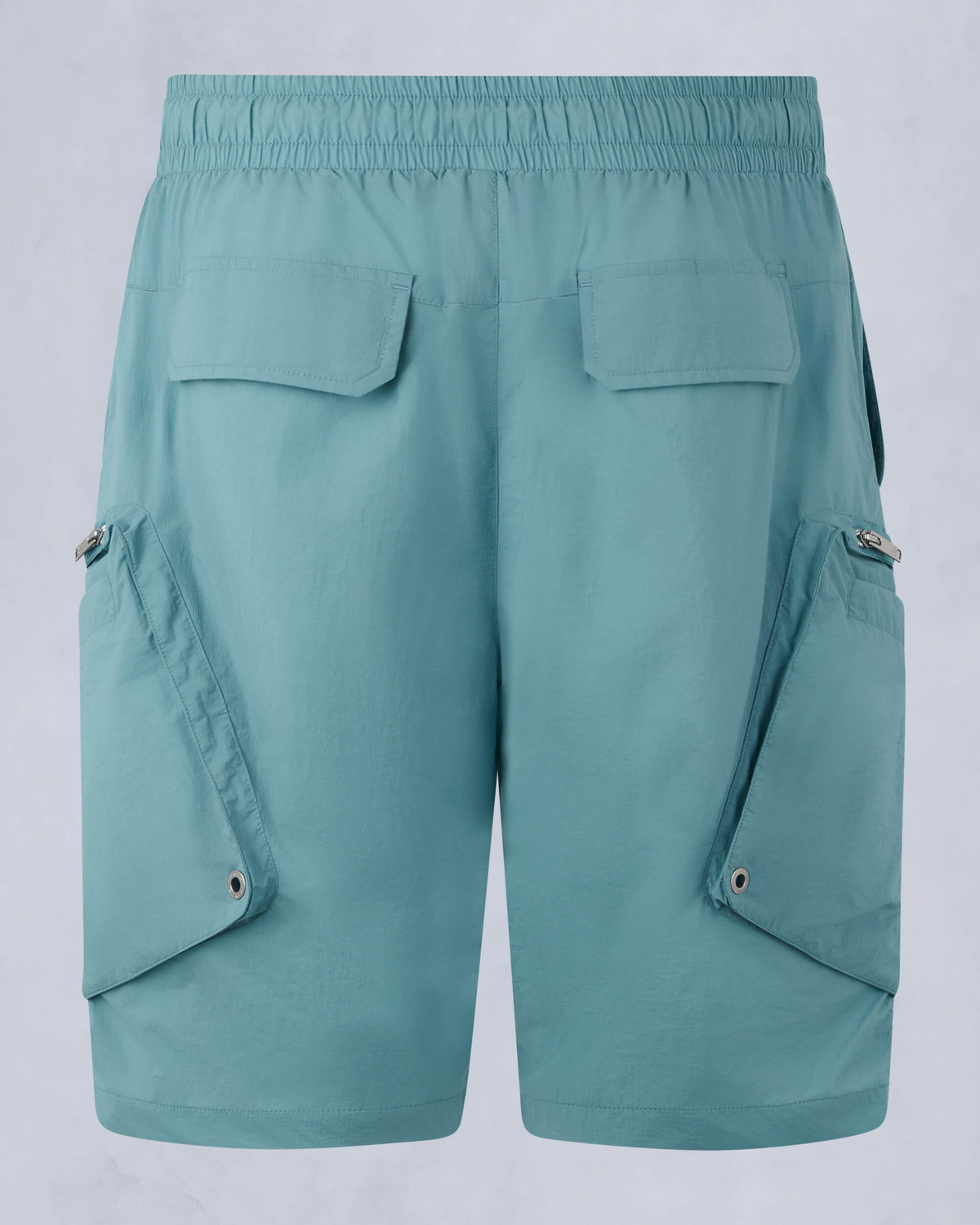 Moose Knuckles Mens Tristan Crinkle Drawstring Shorts SEA M15MR755 Detail2