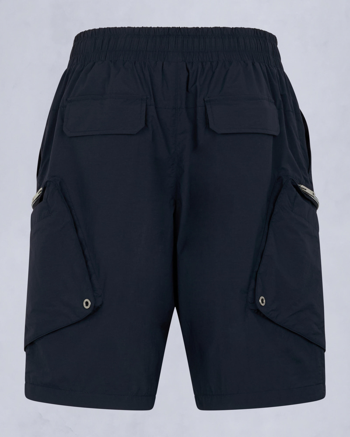 Moose Knuckles Mens Tristan Crinkle Drawstring Shorts Navy M15MR755 Detail2