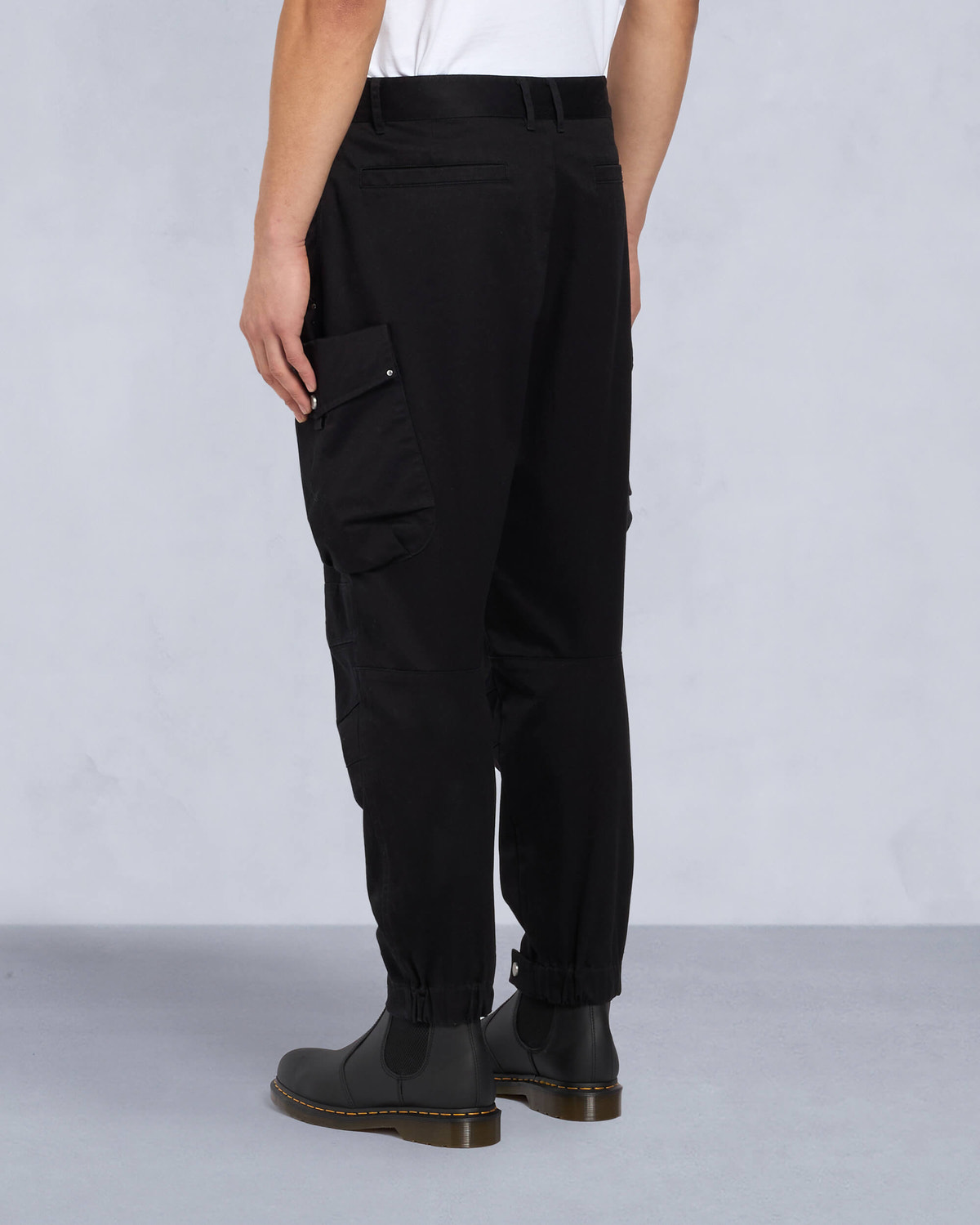 Moose Knuckles Mens Gaspe Cargo Pants Black M15MR771 Back