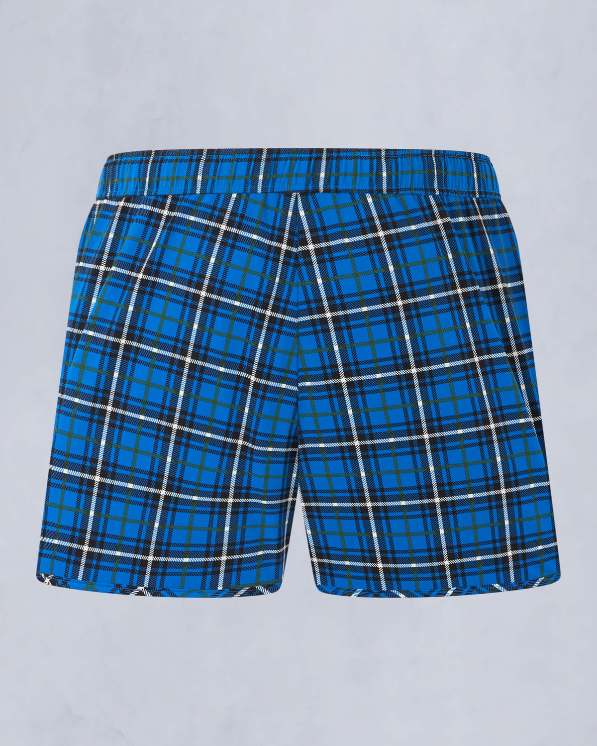 Moose Knuckles Mens CND Plaid Swim Shorts NAVY PLAID M15MR774 Detail2