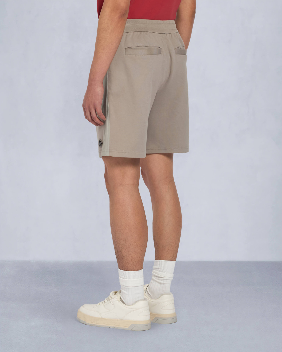 Moose Knuckles Mens Dalon Drawstring Shorts Dusk M15MR807 Back