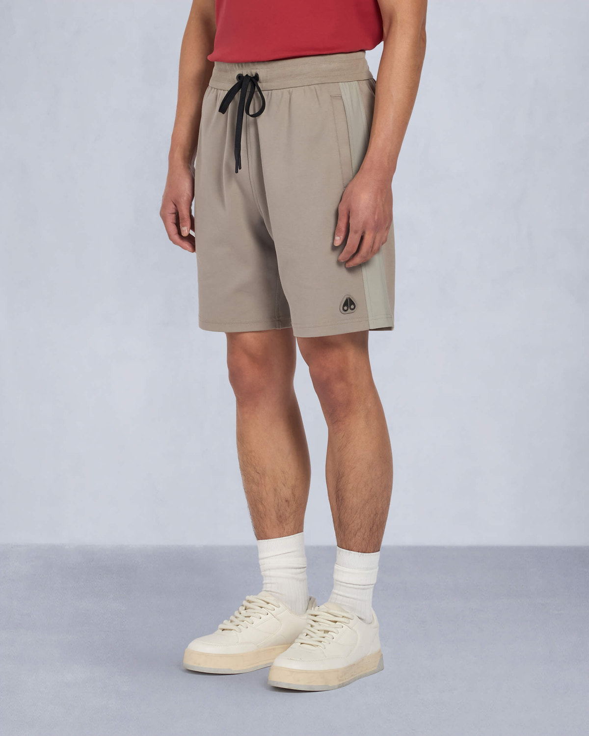 Moose Knuckles Mens Dalon Drawstring Shorts Dusk M15MR807 Front