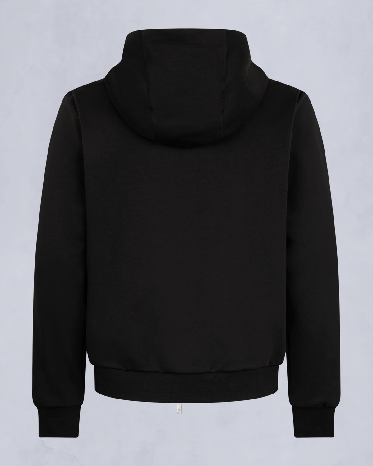 Moose Knuckles Mens Garnier Air Down Hybrid Hoodie Black / Shiny Black M15MS605 Detail2