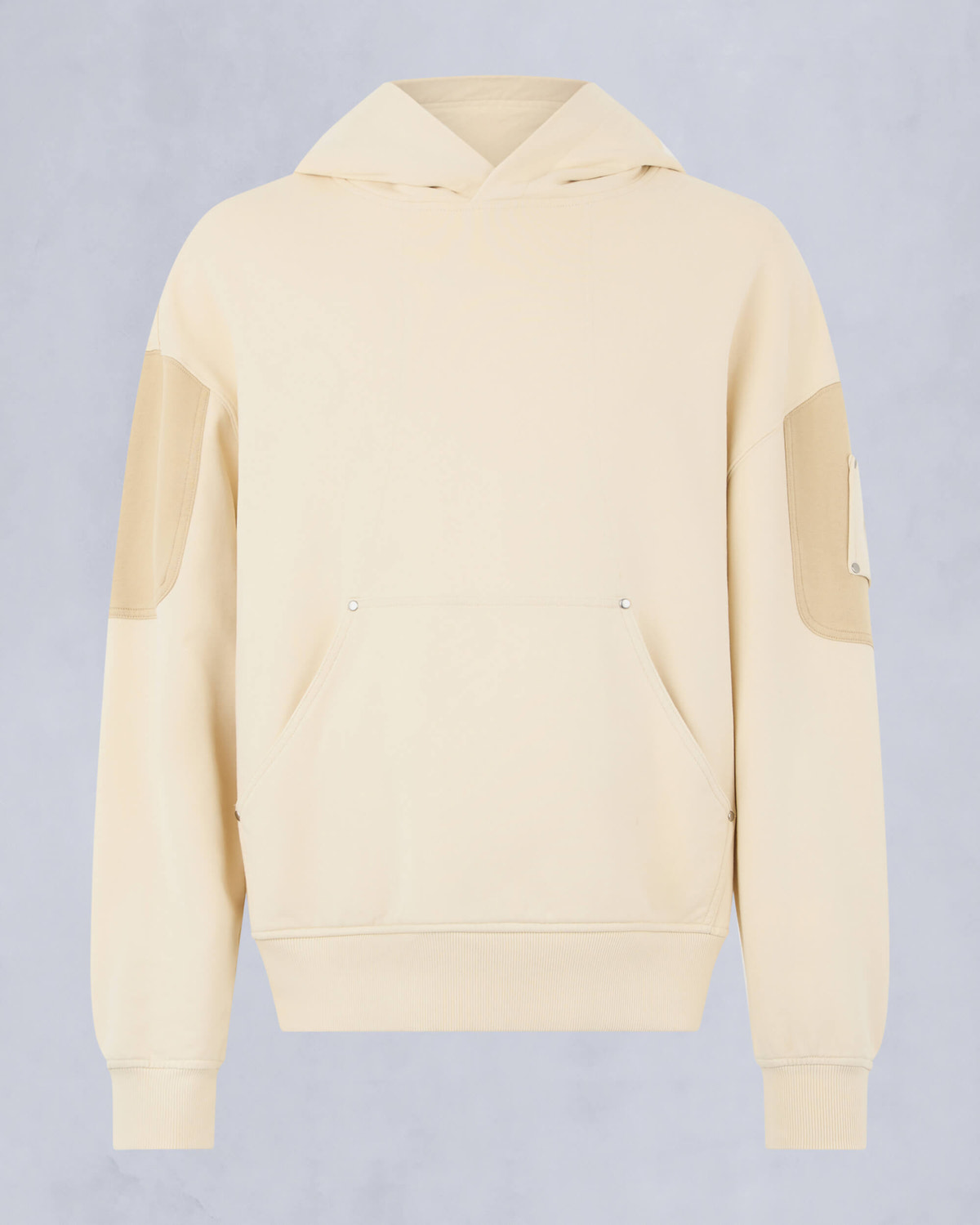Moose Knuckles Mens Plateau Pullover Hoodie Bone M15MS641 - GM
