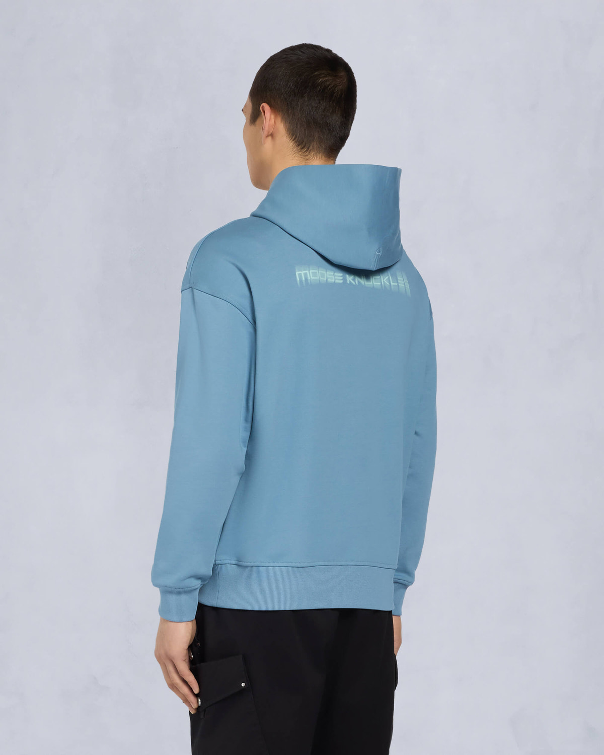 Moose Knuckles - M15MS653 - Maurice Pullover Hoodie - MENS - SEA - Back