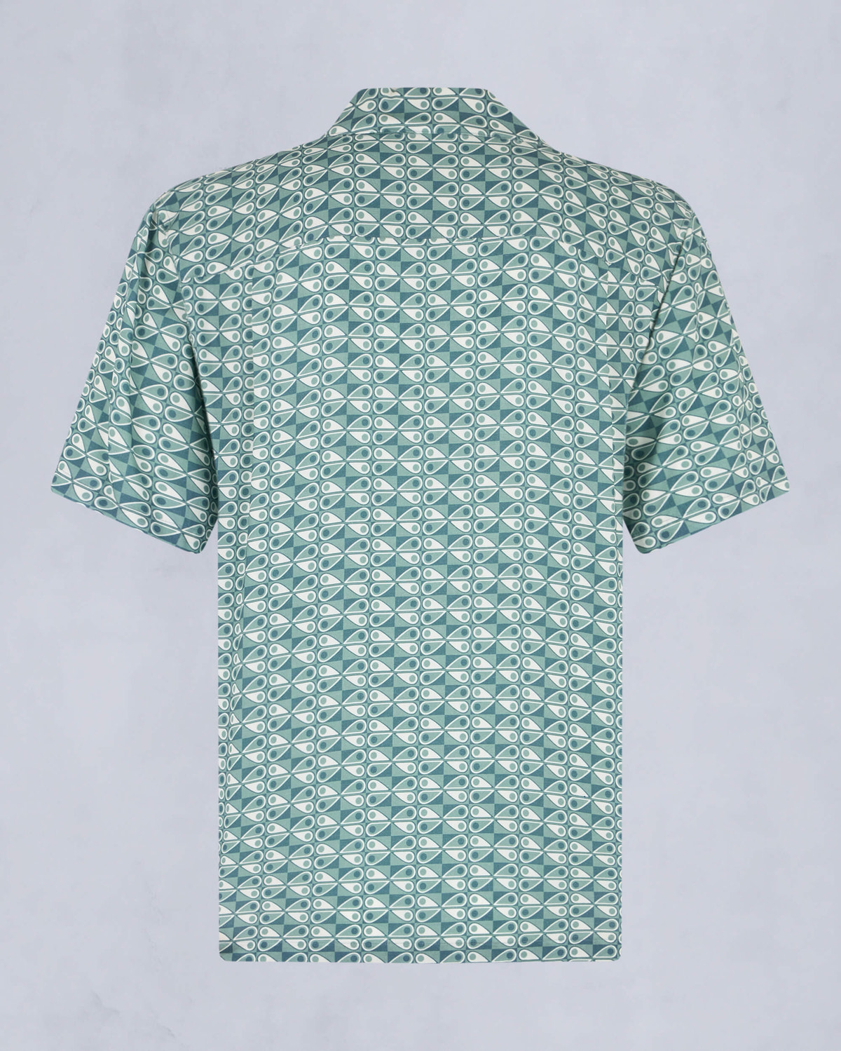 Moose Knuckles Mens The Bay Short Sleeve Shirt TIDE COMBO M15MT709H Detail2