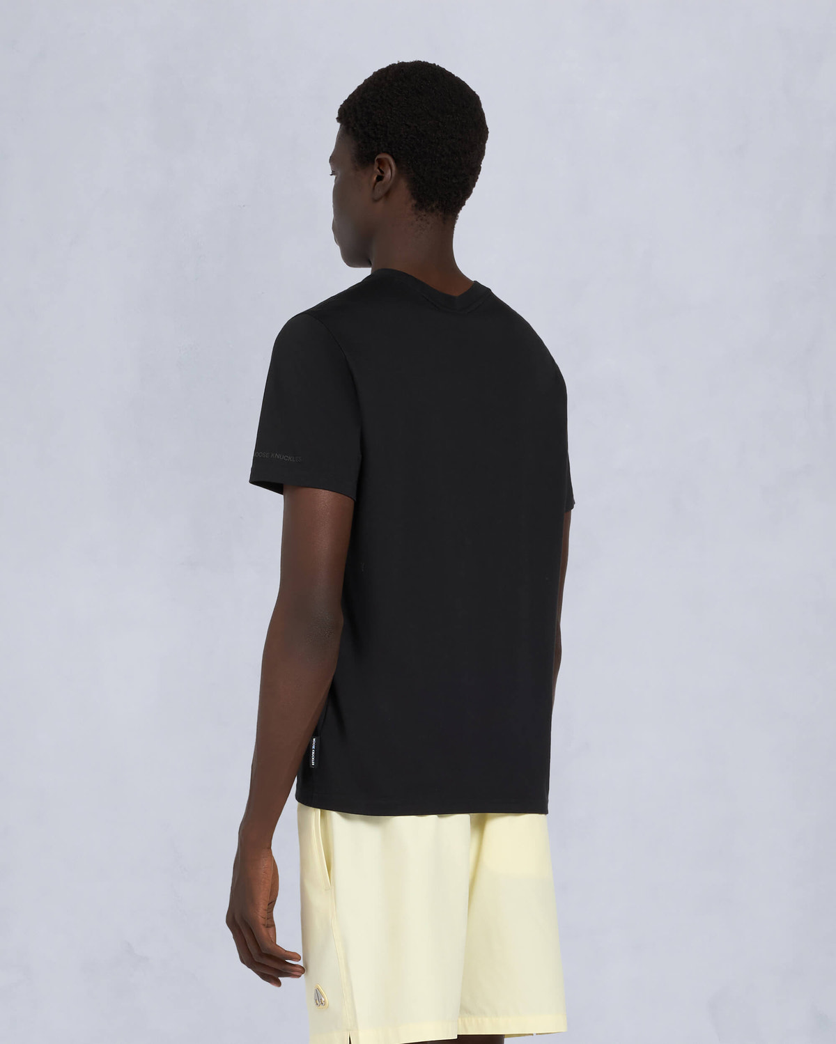 Moose Knuckles Mens Augustine T-Shirt BLK W/DUSK M15MT717 Back