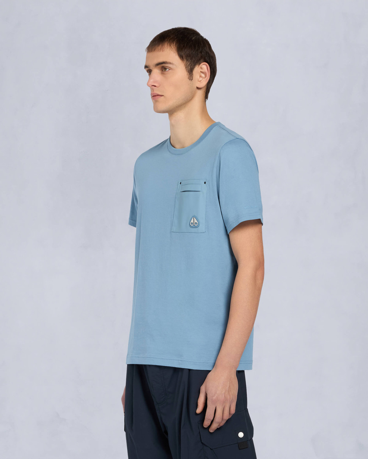 Moose Knuckles - M15MT733 - Dalon T-Shirt - MENS - SEA - Front