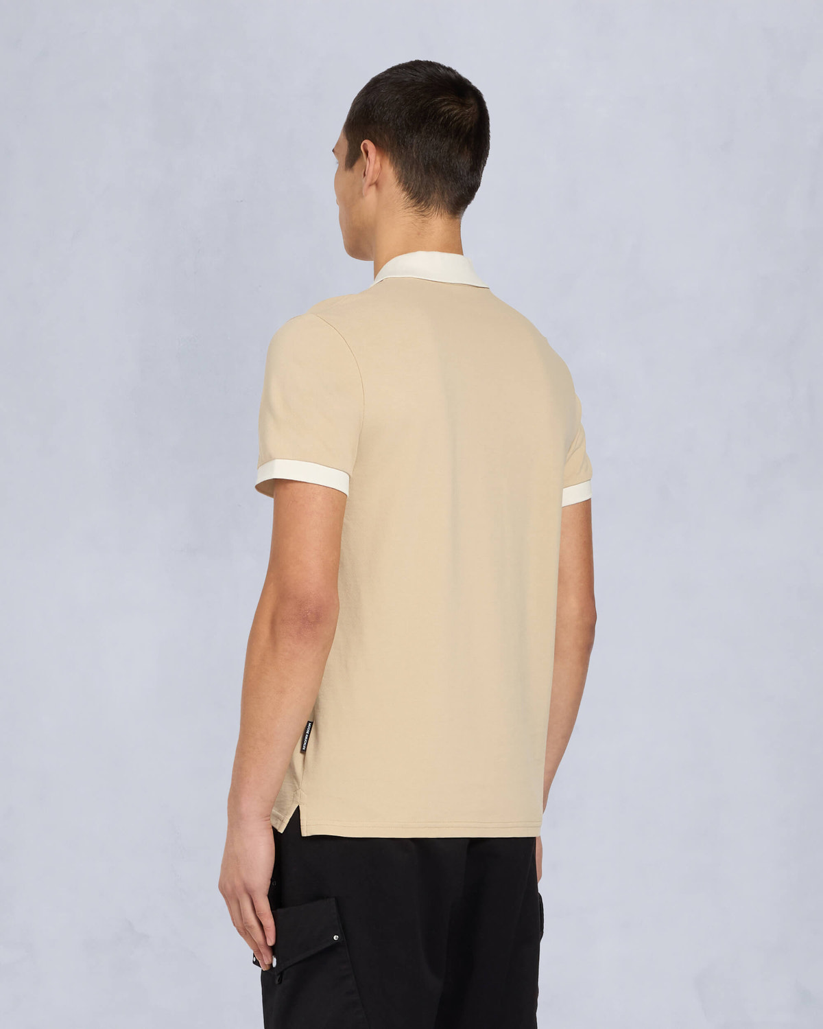 Moose Knuckles Mens Hadley Polo TANNED M15MT741 Back