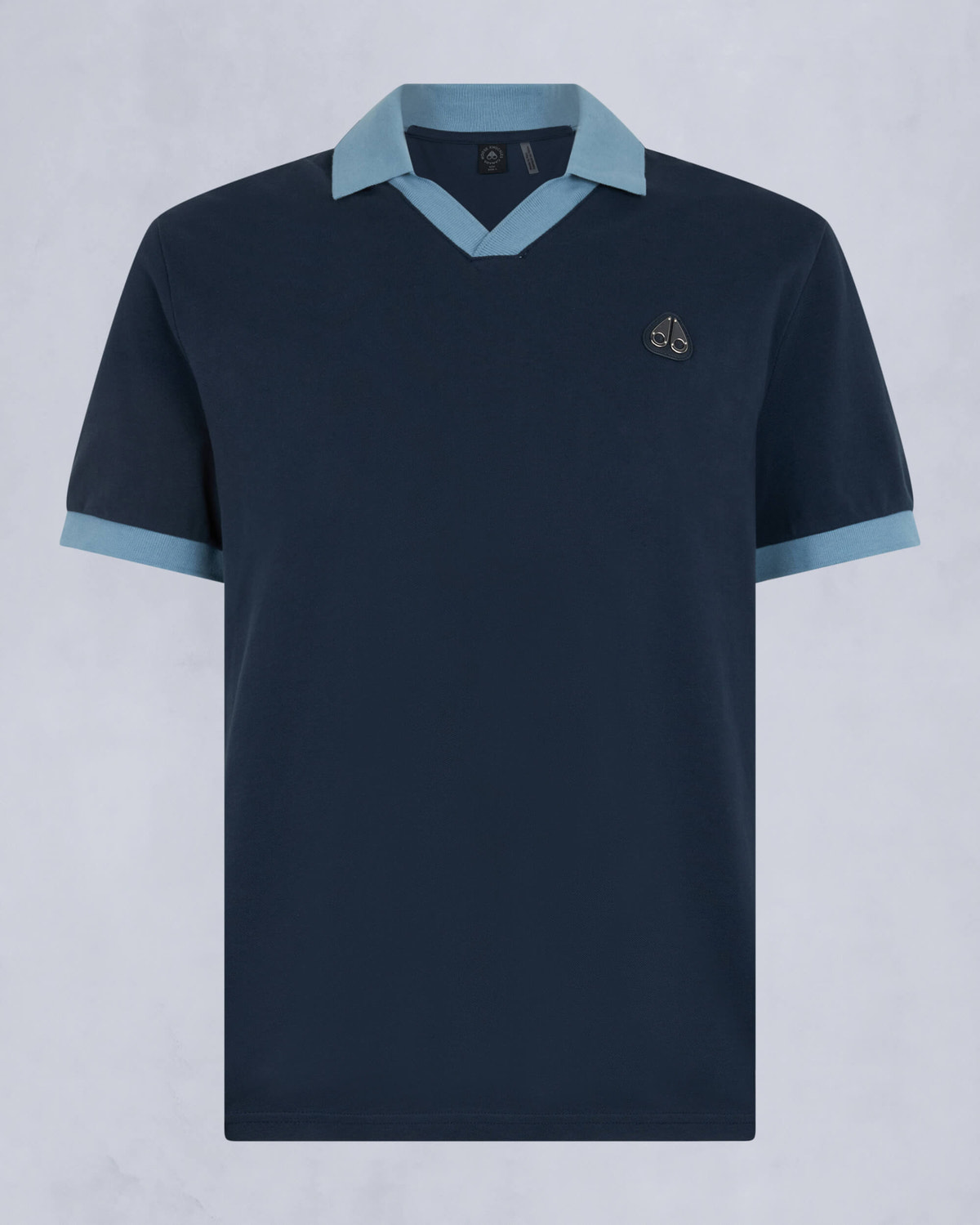 Moose Knuckles Mens Hadley Polo Navy M15MT741 - GM