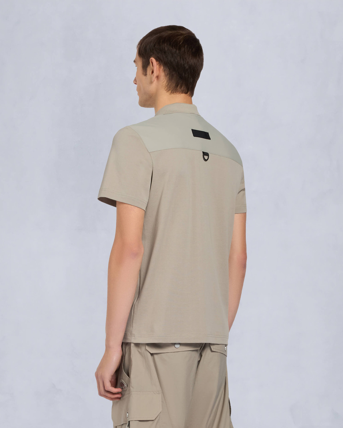 Moose Knuckles Mens Dalon Polo Dusk M15MT755 Back
