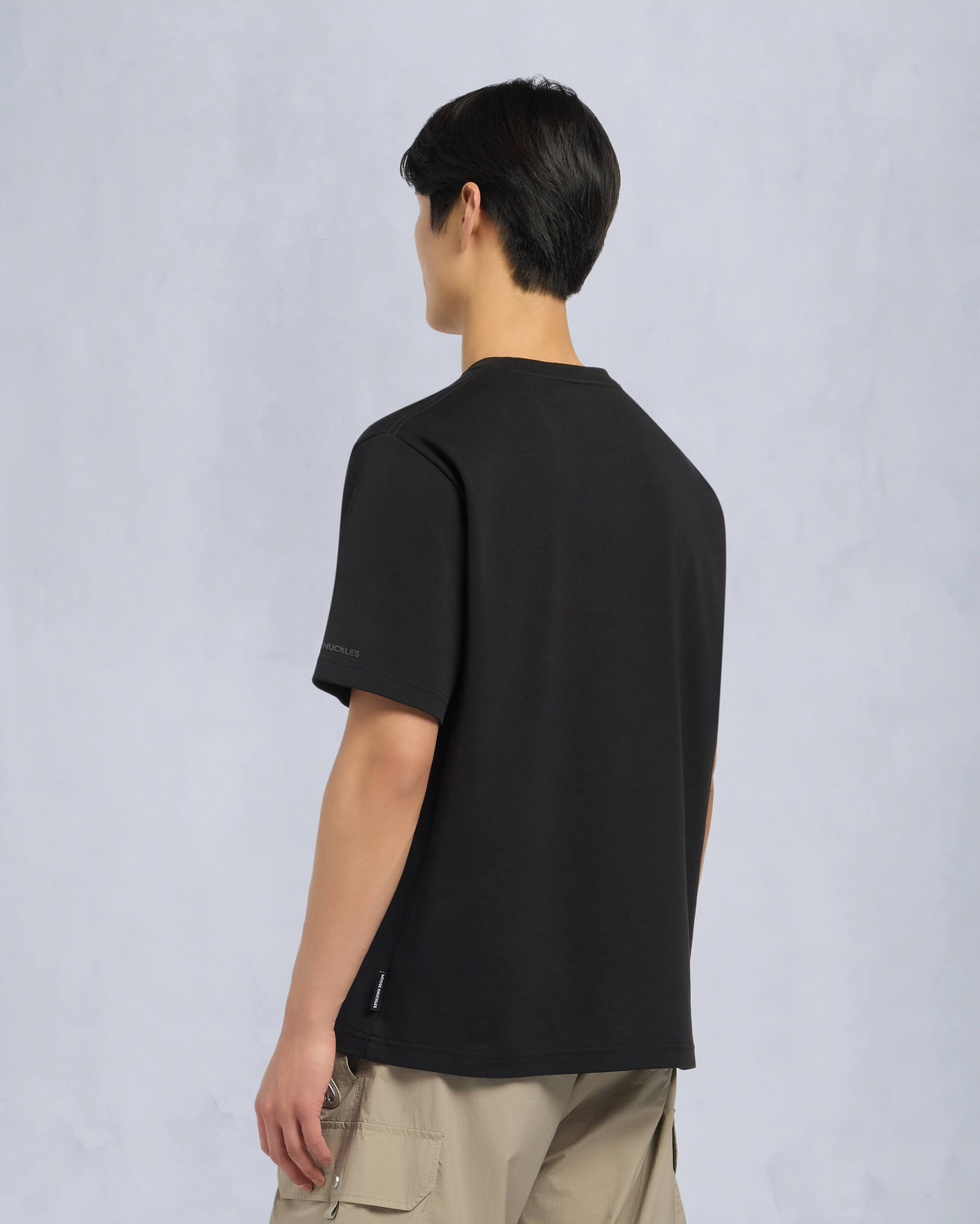 Moose Knuckles Mens Pine Ave T-Shirt Black M15MT761 Back