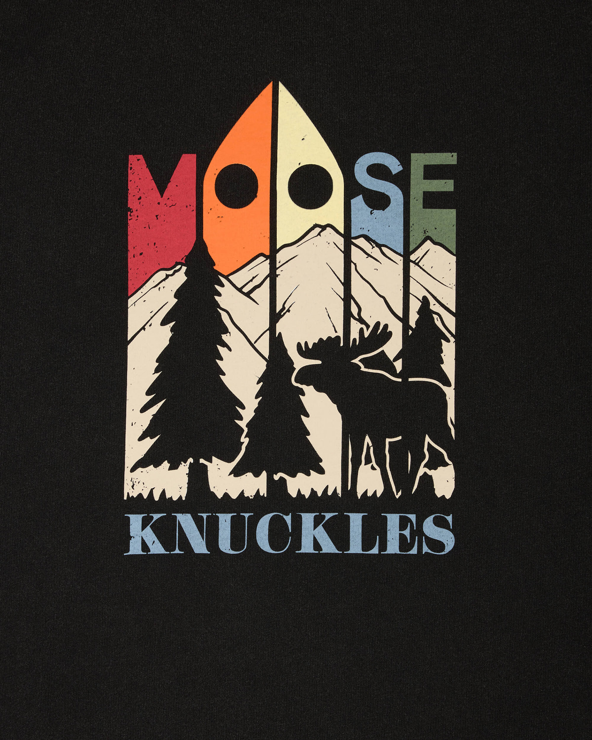 Moose Knuckles Mens Reeves T-Shirt Black M15MT763 Detail1
