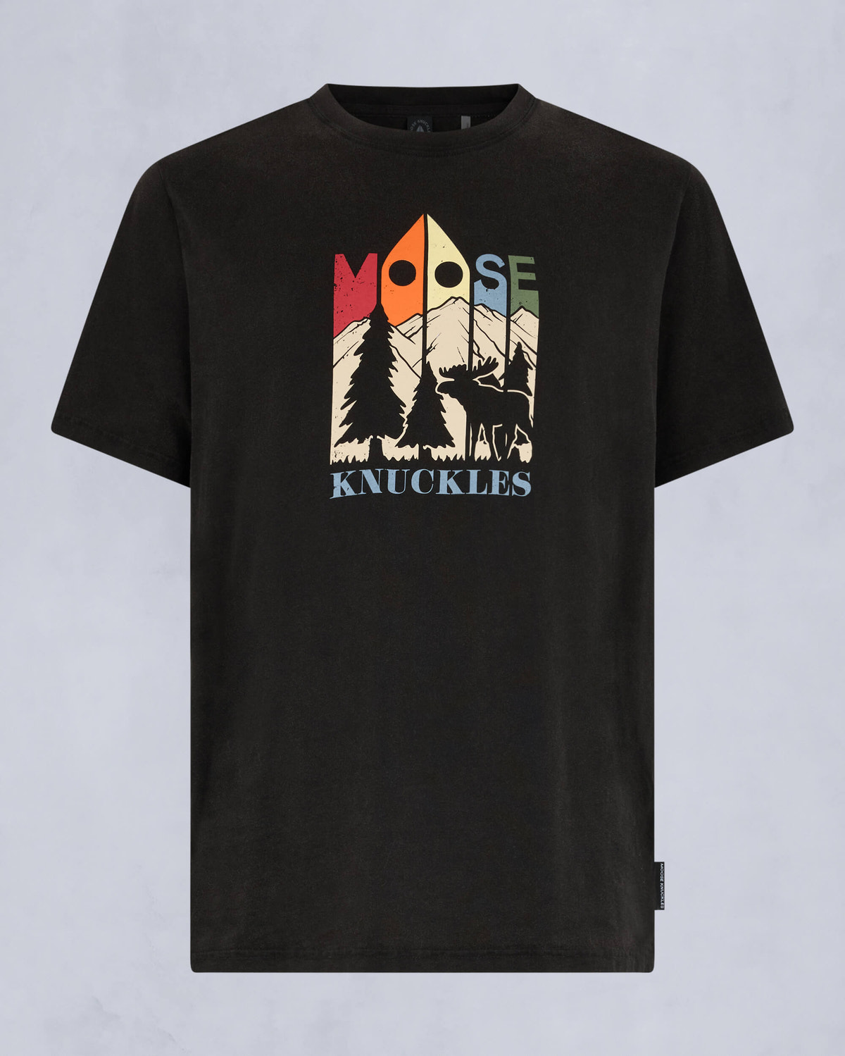 Moose Knuckles Mens Reeves T-Shirt Black M15MT763 - GM