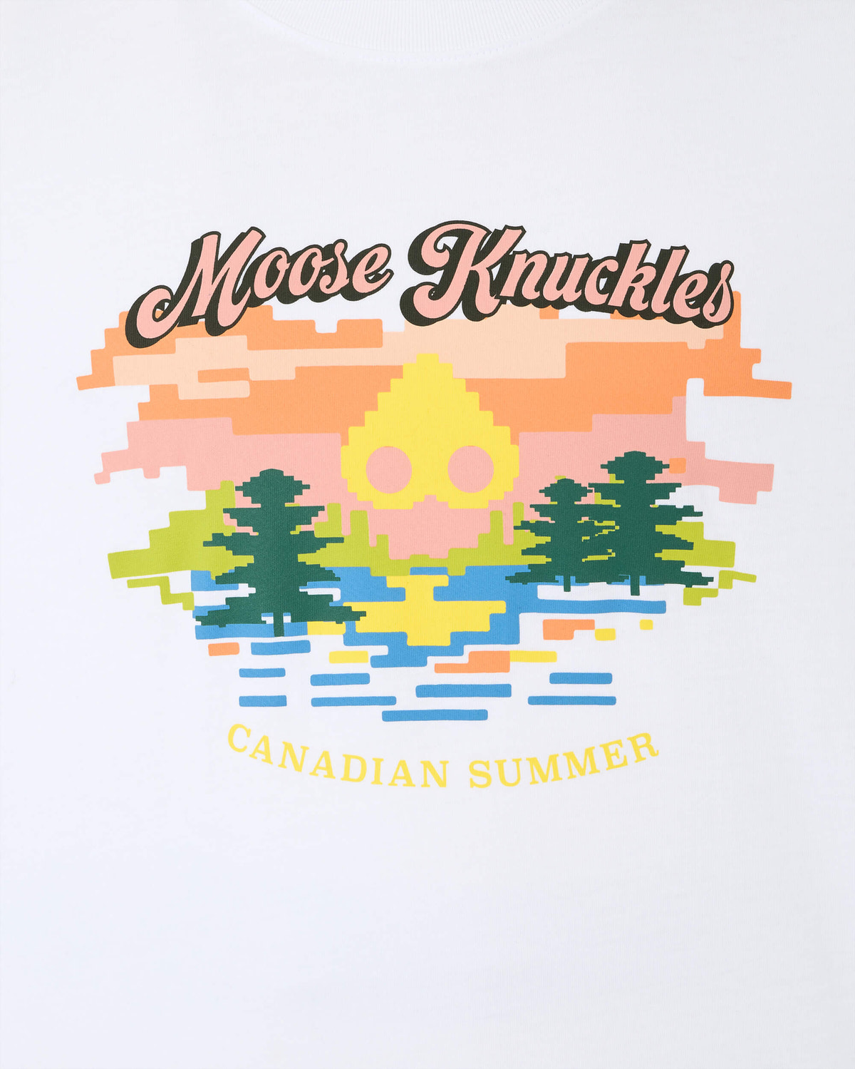 Moose Knuckles Mens Sundown T-Shirt Milky Way M15MT764 Detail1