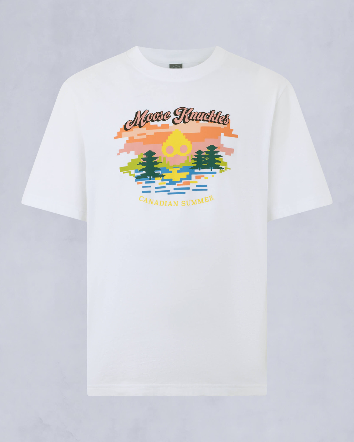 Moose Knuckles Mens Sundown T-Shirt Milky Way M15MT764 - GM