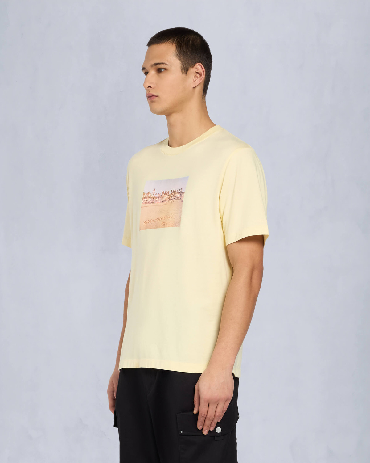 Moose Knuckles Mens Oka Polaroid T-Shirt BEAM M15MT772 Front