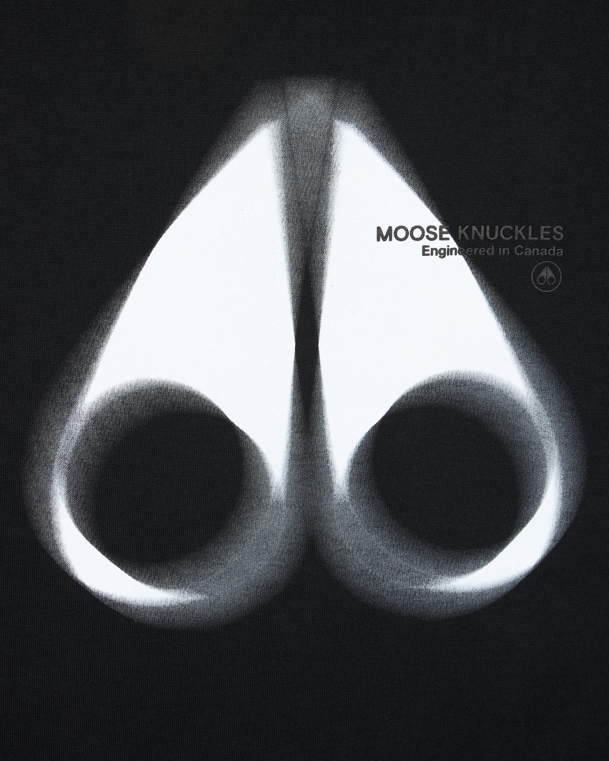 Moose Knuckles Mens Maurice T-Shirt Black M15MT776 Detail1
