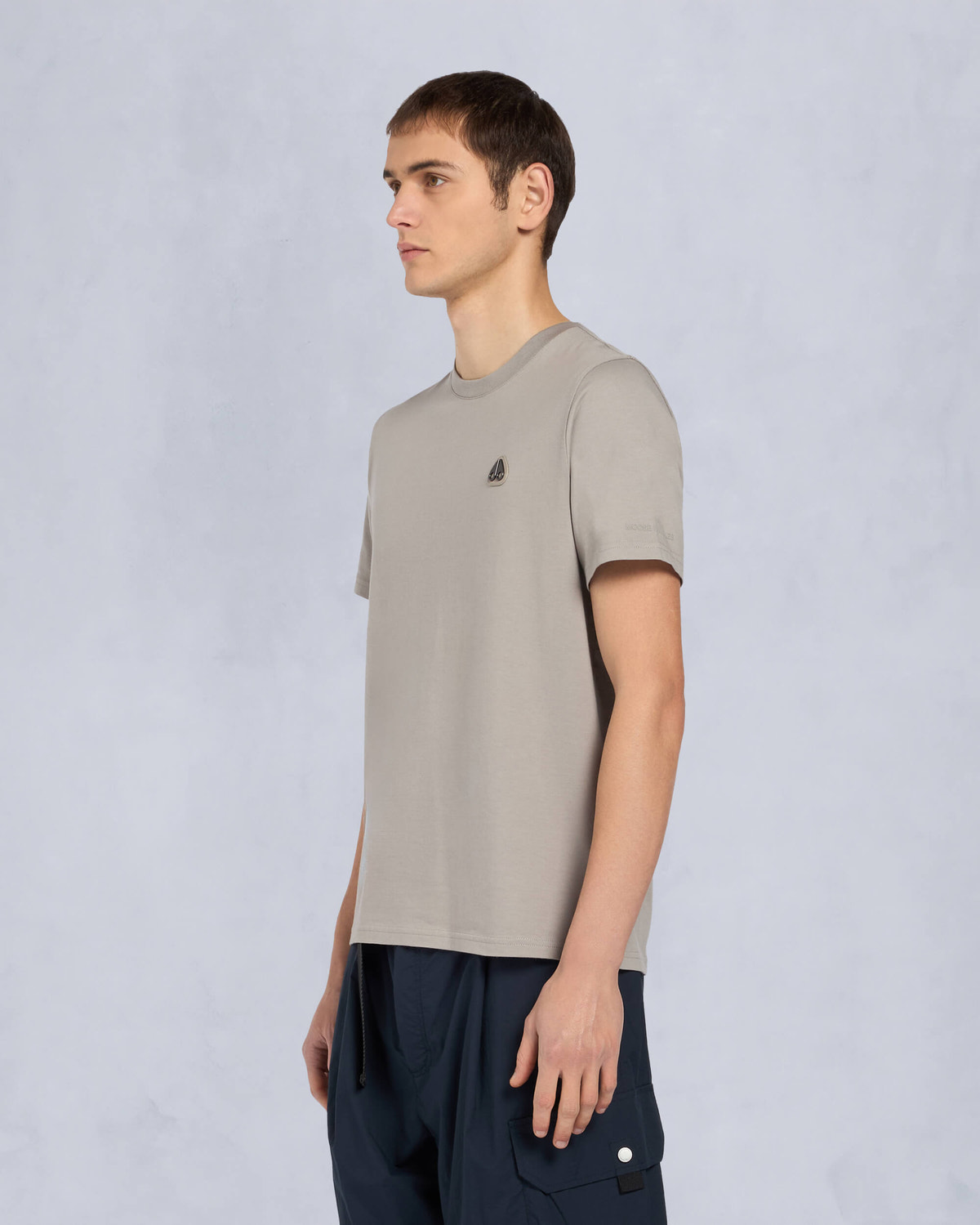 Moose Knuckles Mens Crescent T-Shirt Dusk M15MT777 Front