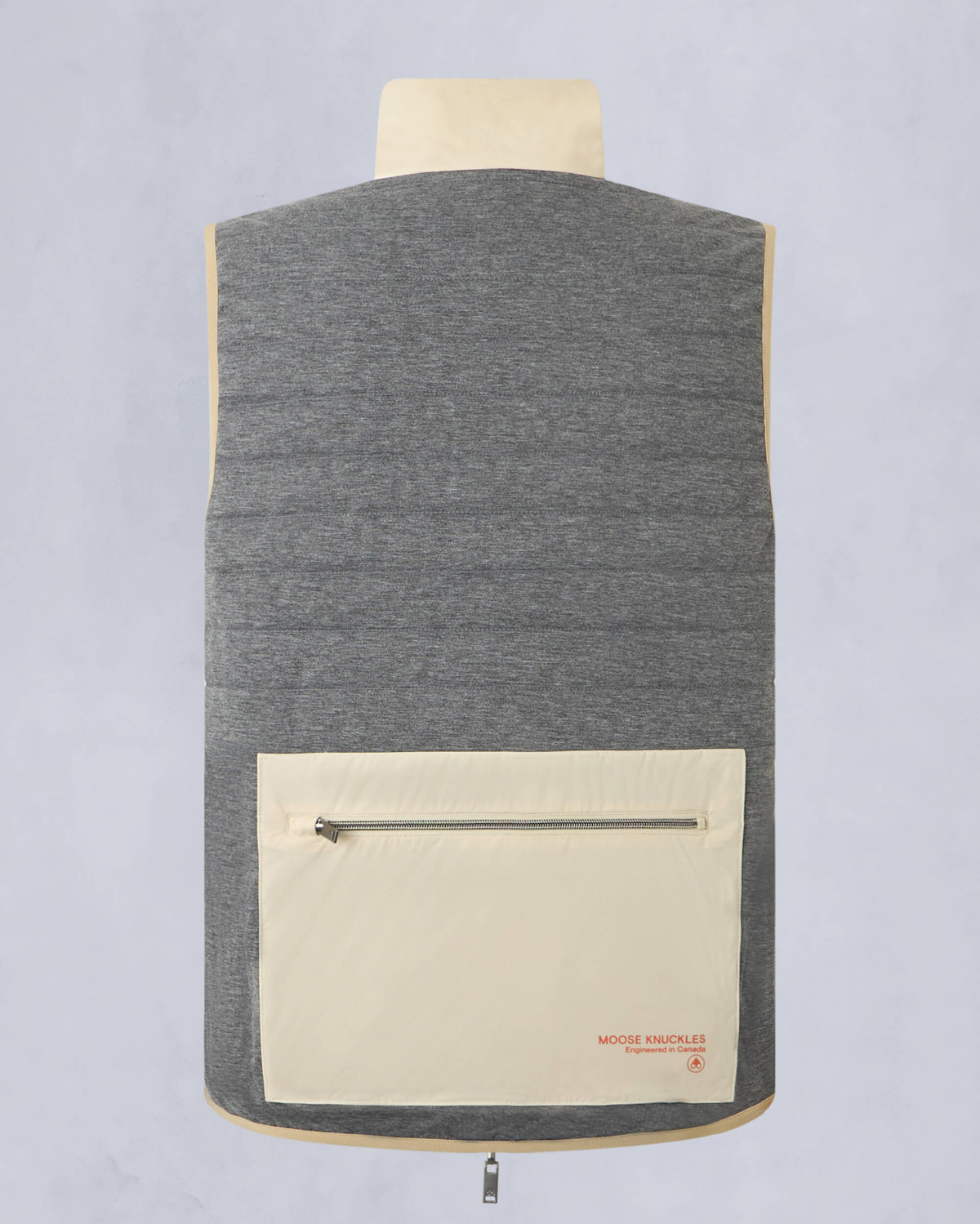 Moose Knuckles Mens Dominion Packable Vest TANNED/BONE M15MV452 Detail8