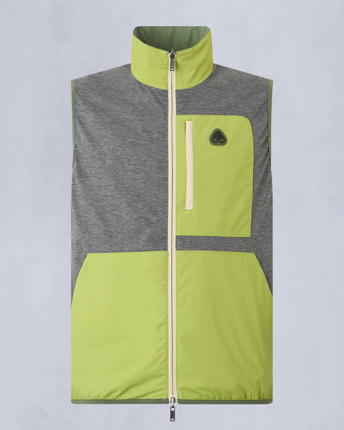 Moose Knuckles Mens Dominion Packable Vest KELP/ACID M15MV452 Detail7