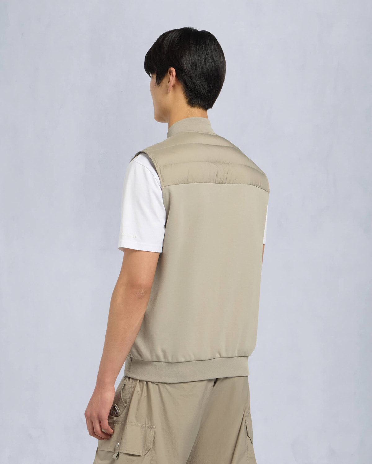 Moose Knuckles Mens Anderson Air Down Hybrid Vest M15MV457 Back