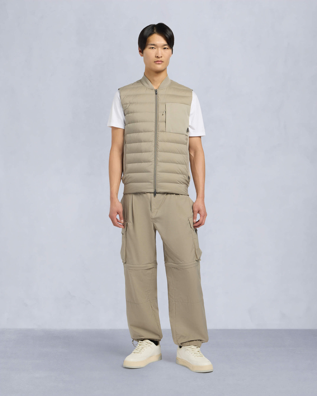 Moose Knuckles Mens Anderson Air Down Hybrid Vest M15MV457 Front Category