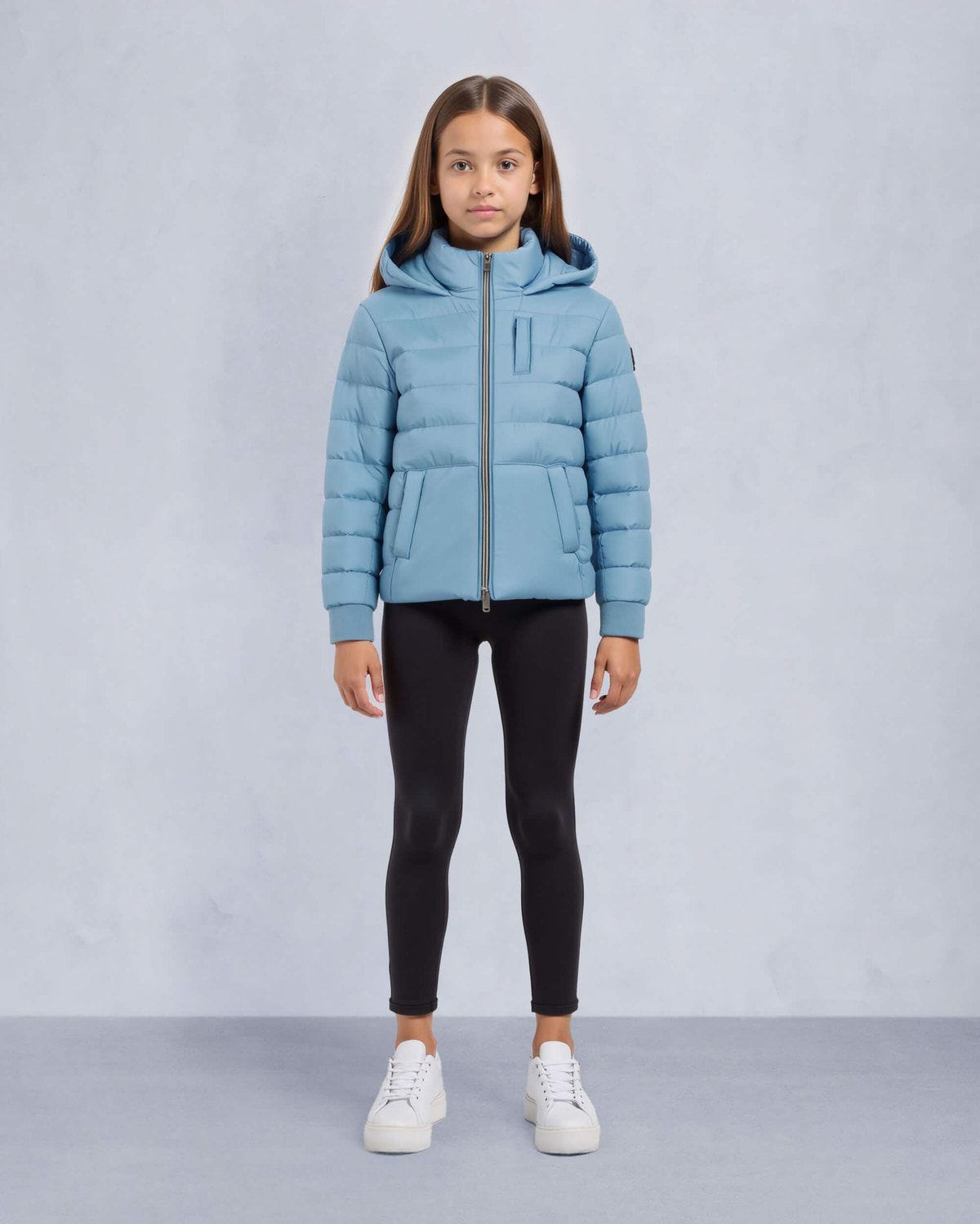 Moose Knuckles Kids Kids Unisex Gregoire Air Down Jacket SEA M15UJ183 Front Category
