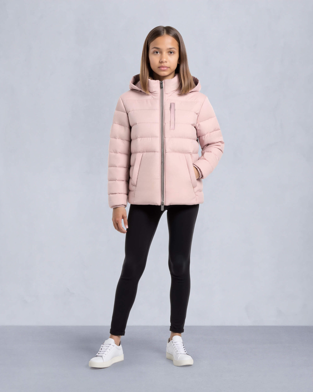 Moose Knuckles Kids Kids Unisex Gregoire Air Down Jacket PETAL M15UJ183 Front Category
