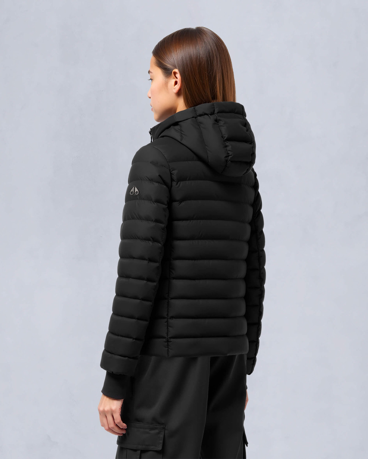 Moose Knuckles Kids Kids Unisex Gregoire Air Down Jacket Black M15UJ183 Detail5