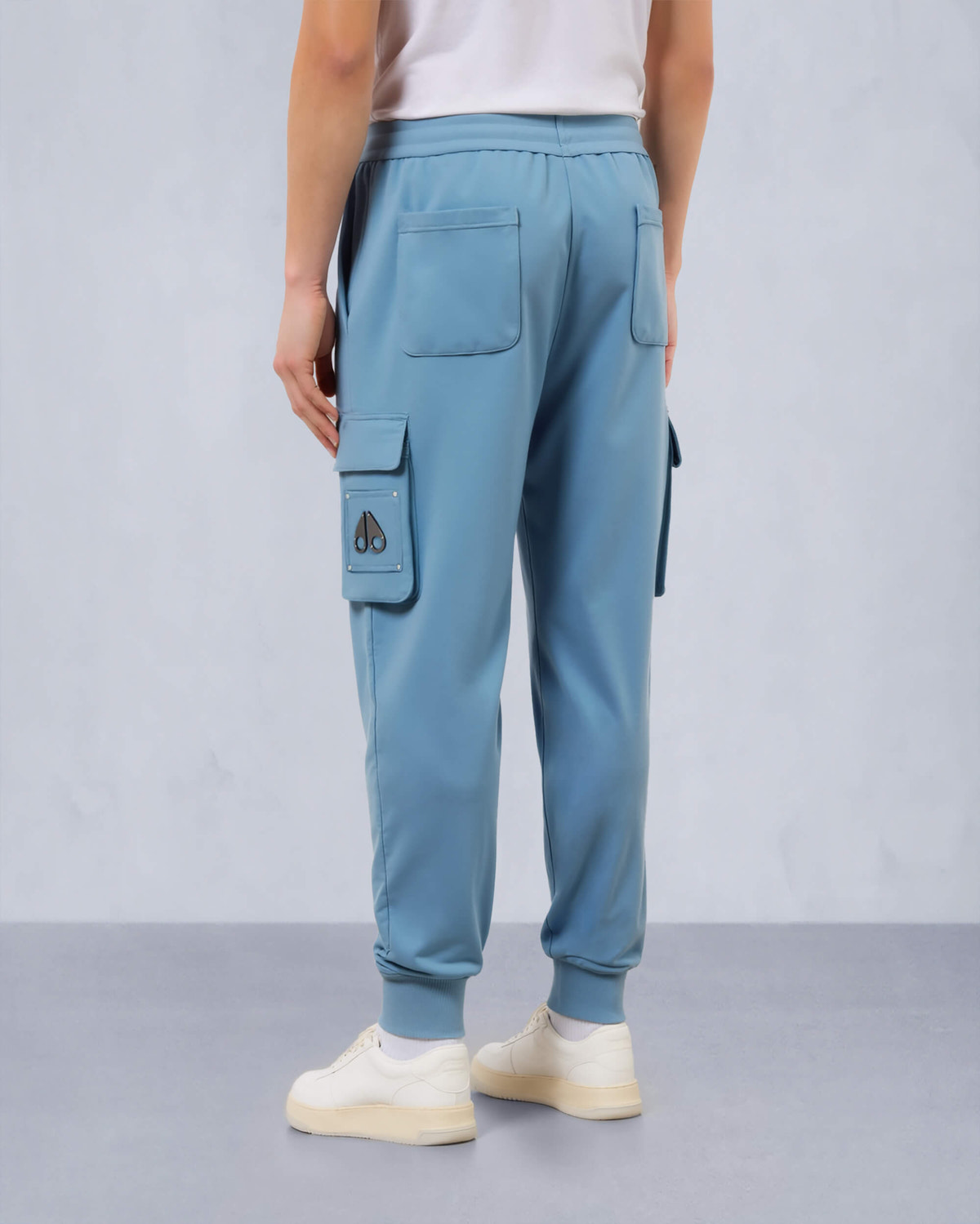 Moose Knuckles Kids Kids Unisex Hartsfield Cargo Joggers SEA M15UR789 Back