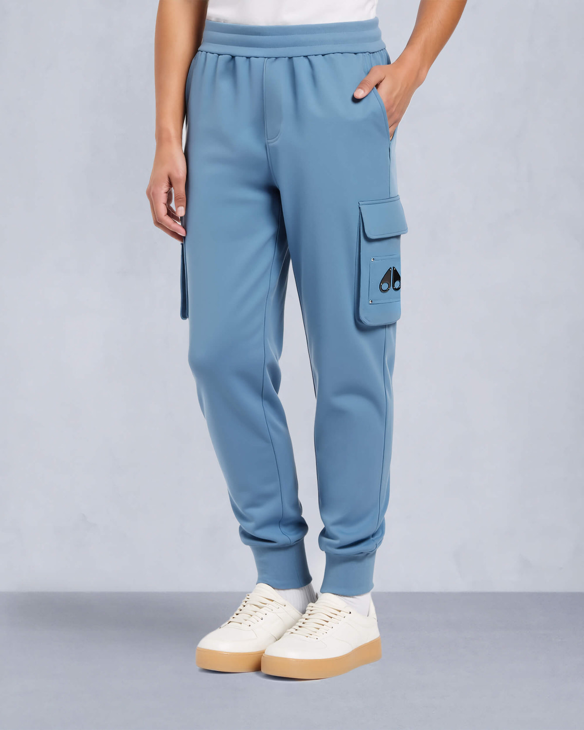 Moose Knuckles Kids Kids Unisex Hartsfield Cargo Joggers SEA M15UR789 Detail4