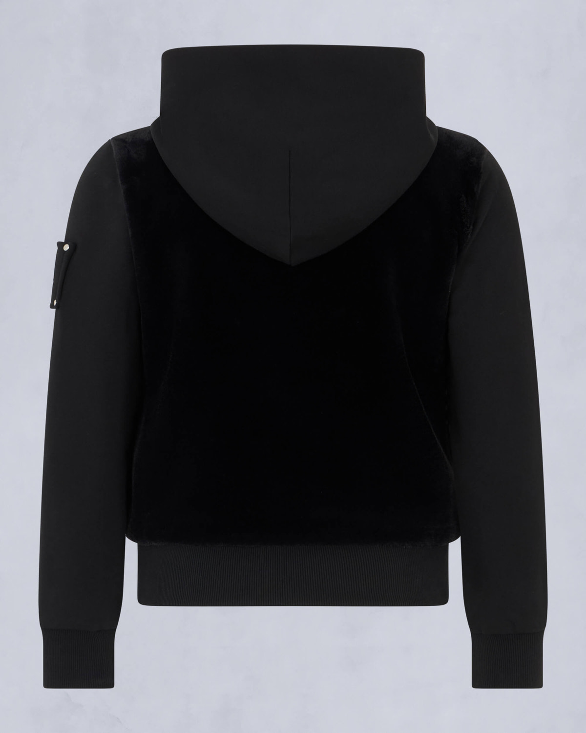Moose Knuckles Kids Kids Unisex Rosylyn Bunny Hoodie Black M15US647 Detail2