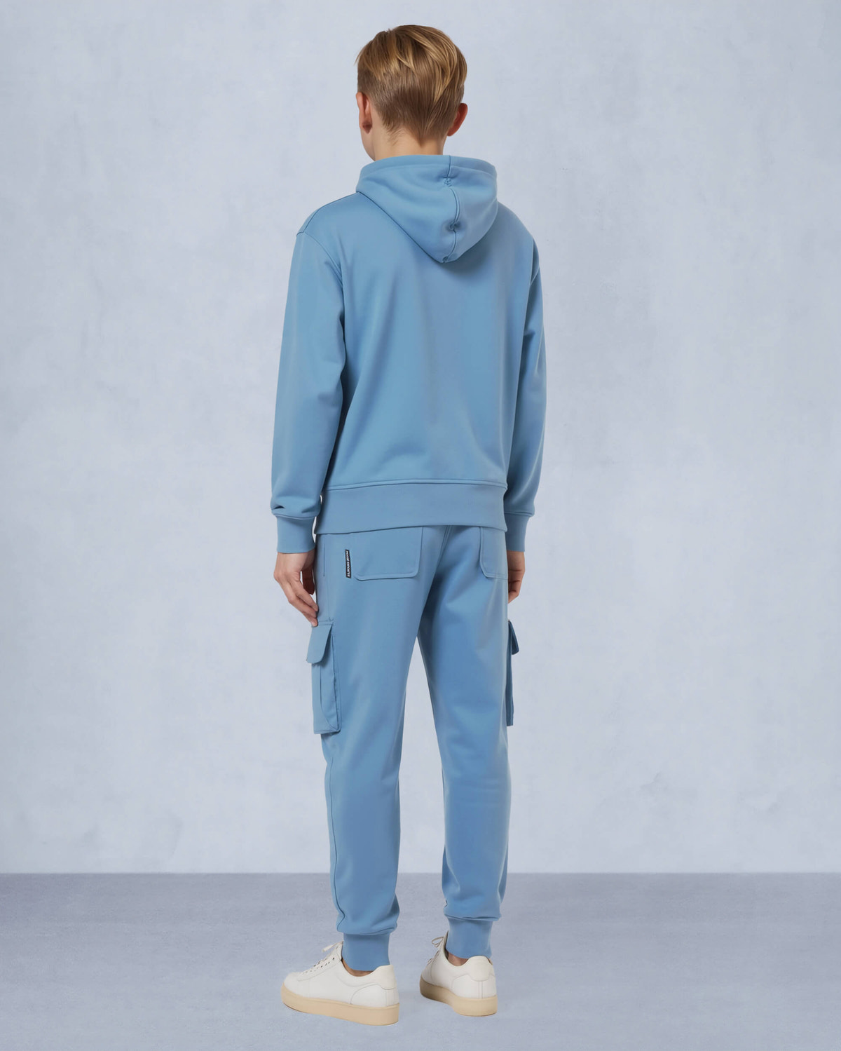 Moose Knuckles Kids Kids Unisex Hartsfield Zip Hoodie SEA M15US708 Back