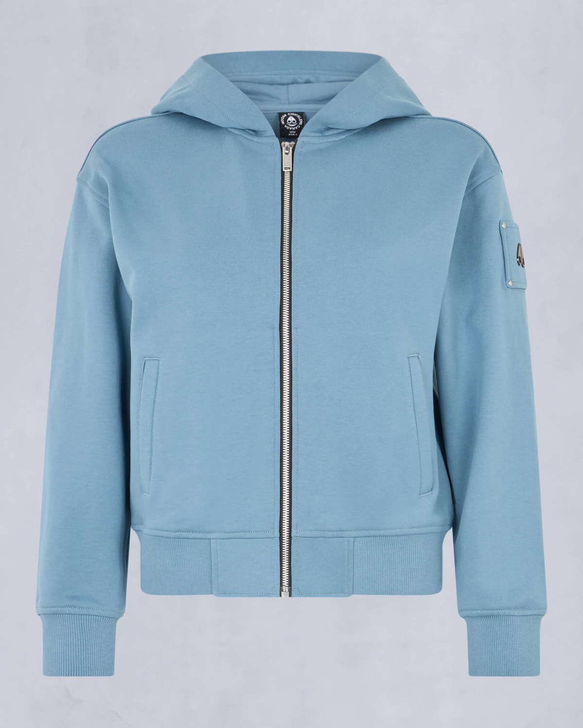 Moose Knuckles Kids Kids Unisex Hartsfield Zip Hoodie SEA M15US708 - GM