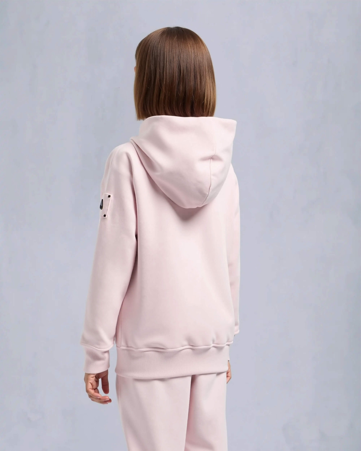Moose Knuckles Kids Kids Unisex Hartsfield Zip Hoodie PETAL M15US708 Back