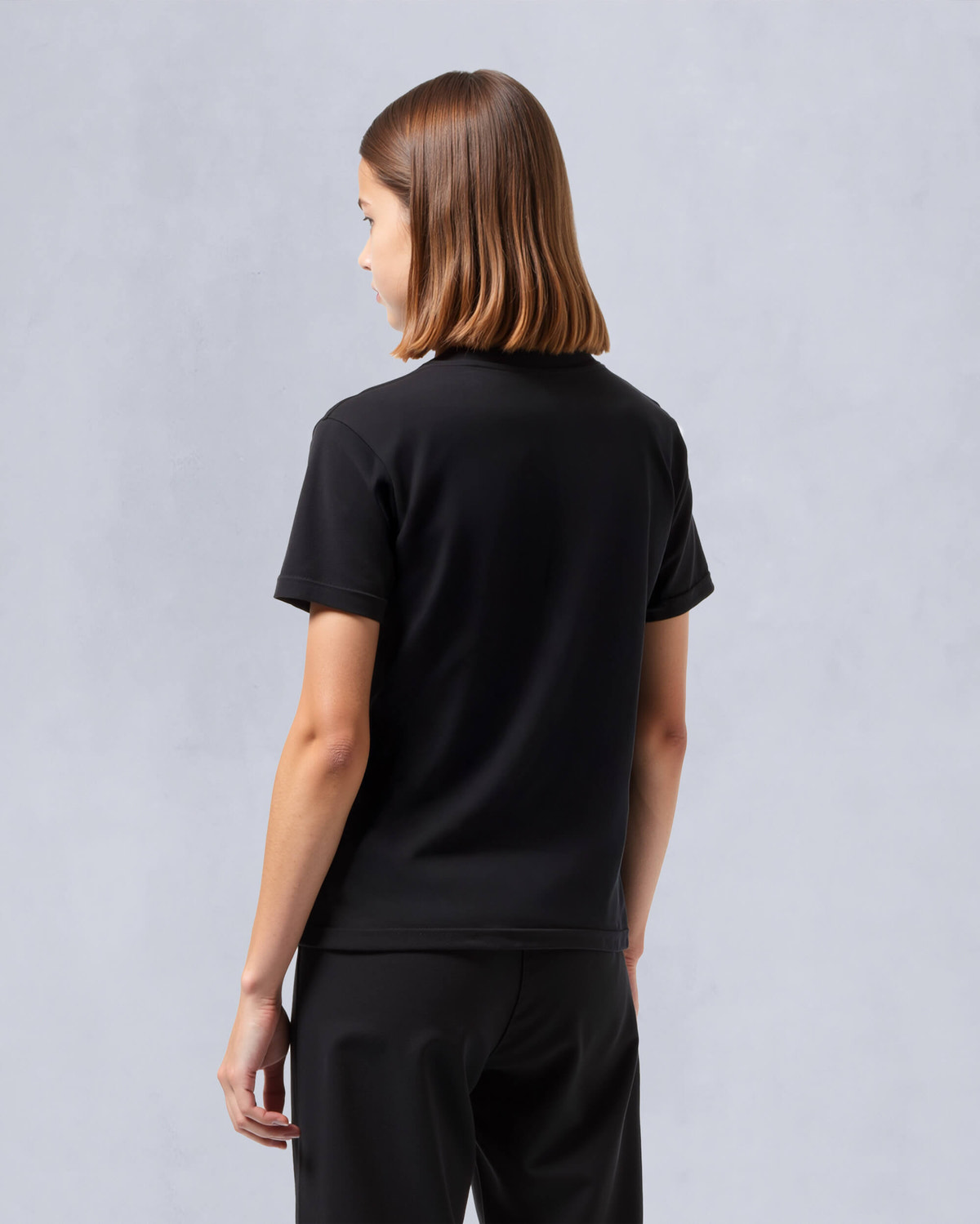 Moose Knuckles Kids Kids Unisex Augustine T-Shirt BLK W/DUSK M15UT781 Back