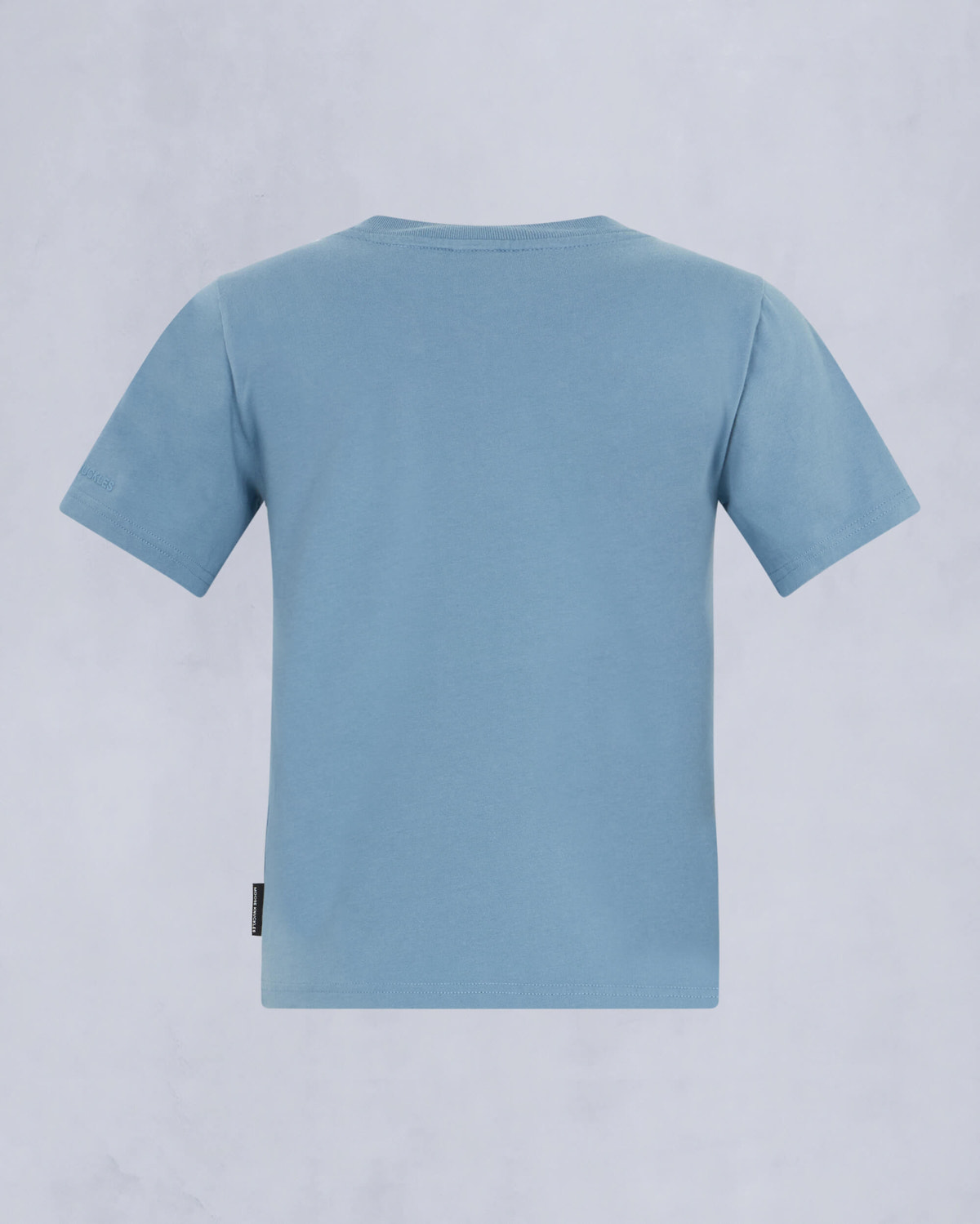Moose Knuckles Kids Kids Unisex Augustine T-Shirt SEA W/NAVY M15UT781 Detail2