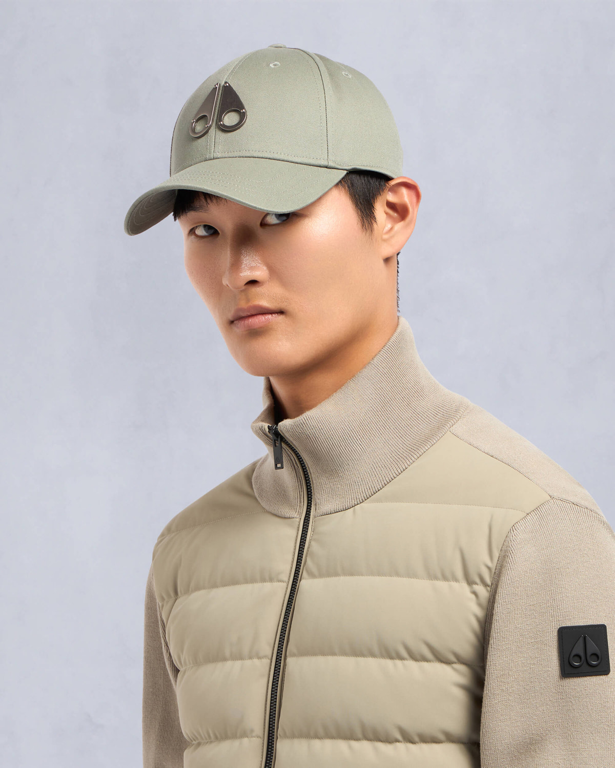 Moose Knuckles - M31MA534 - LOGO ICON CAP - ACCESSORIES - Sage - Front