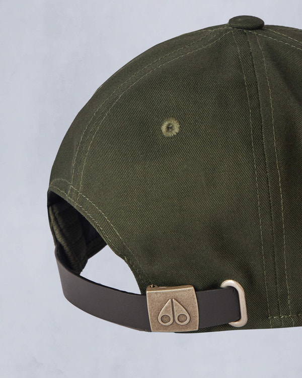 Moose Knuckles - M31MA534 - LOGO ICON CAP - ACCESSORIES - Moss - Back