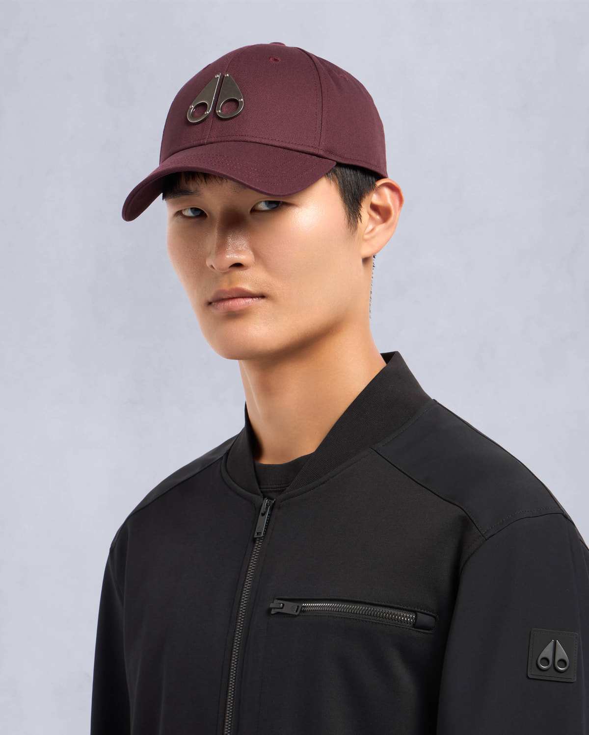 Moose Knuckles - M31MA534 - LOGO ICON CAP - ACCESSORIES - Beet - Front